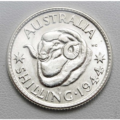 Australia: Silver Shilling 1944 San Francisco Mint
