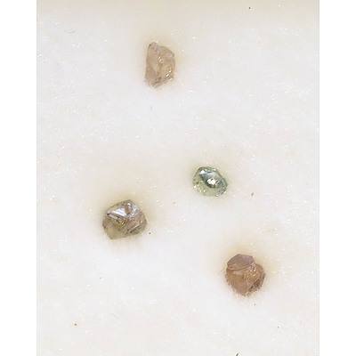 Natural Uncut Diamond Crystals - As Mined