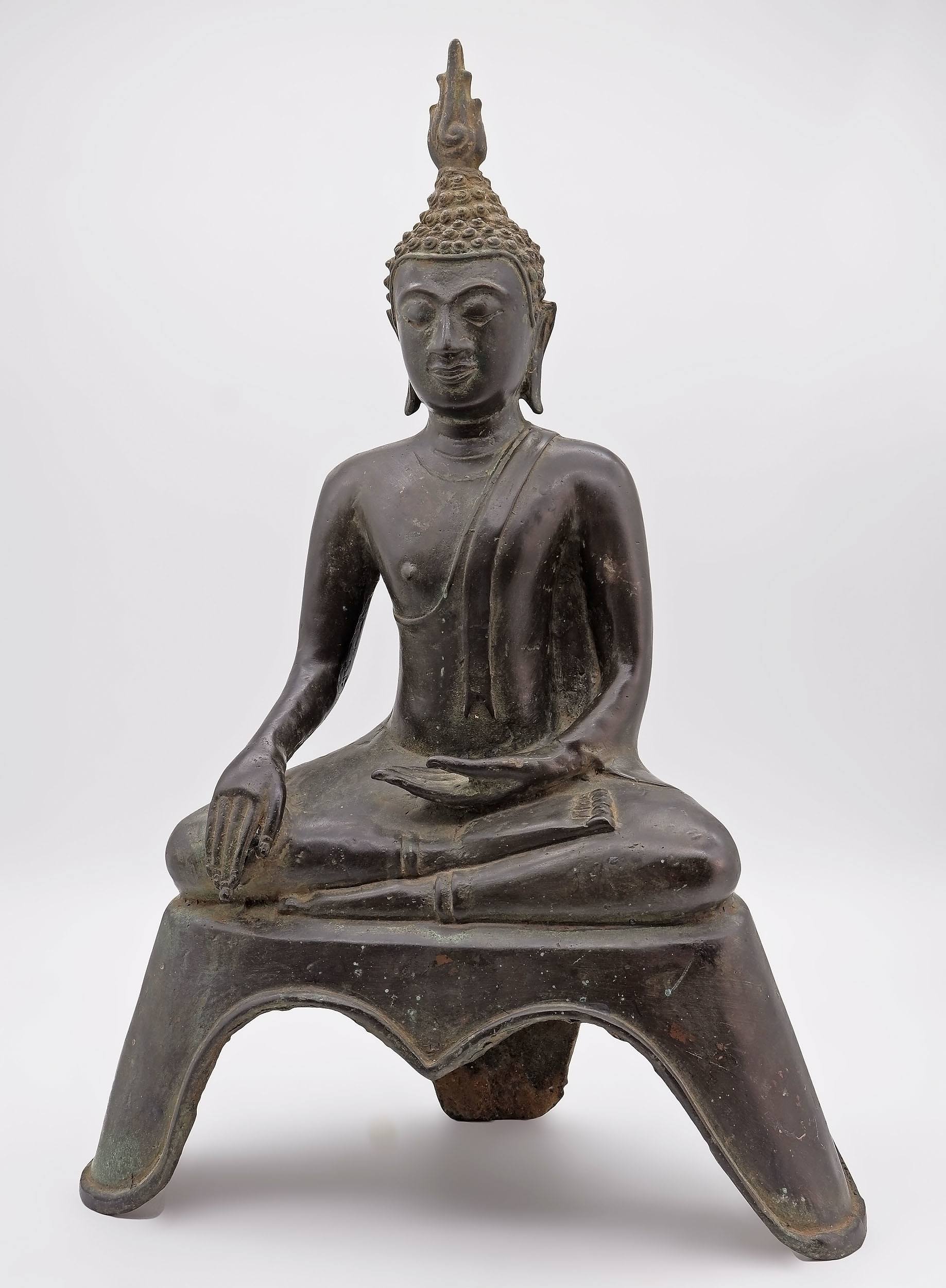 'Cast Bronze Buddha, Probably Thai, 20th Century'