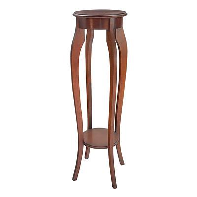 Tall Australian Maple Two Tier Plant Stand, Circa 1930s