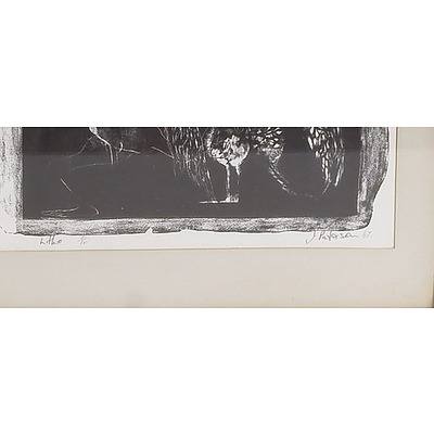An Etching by Jim Paterson (b 1944- ), Lithe,Limited Edition 6 out of 10