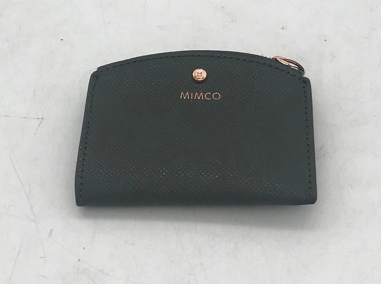 Mimco Branded Small Green Leather Lot 1095491 ALLBIDS
