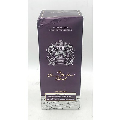 Chivas Regal Brothers Blend 12 Year Old Blended Scotch Whisky 1L