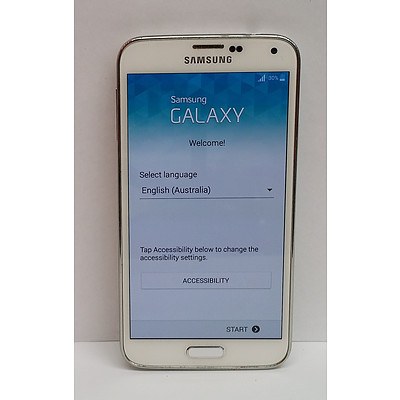 Samsung Galaxy S5 (SM-G900I) 4G White Touchscreen Mobile Phone