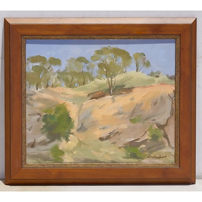  Brother Don Gallagher (1925-2017) Binalong 1975, Oil on Board