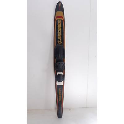 A RM Superstar Assassin Model Wooden Water Ski
