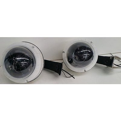 Panasonic 40-BRPOD9A Security Camera 7-Inch Dome Casing - Lot of Two