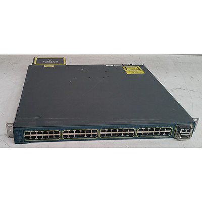 Cisco Catalyst (WS-C3560E-48PD-SF V02) 3560-E Series 48-Port Gigabit Managed Switch