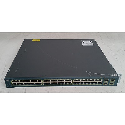 Cisco Catalyst (WS-C3560G-48PS-S V08) 3560G Series PoE-48 48-Port Gigabit Managed Switch