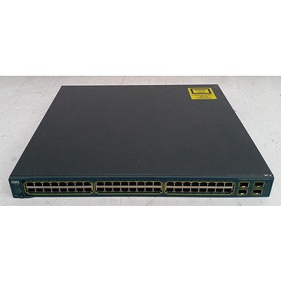Cisco Catalyst (WS-C3560G-48PS-S V05) 3560G Series PoE-48 48-Port Gigabit Managed Switch