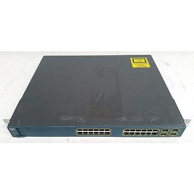 Cisco Catalyst (WS-C3560G-24TS-S V02) 3560G Series 24-Port Gigabit Managed Switch
