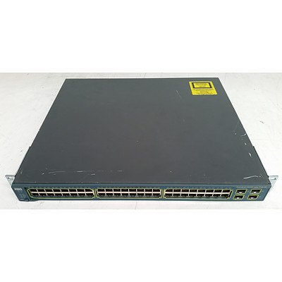 Cisco Catalyst (WS-C3560G-48PS-S V04) 3560G Series PoE-48 48-Port Gigabit Managed Switch