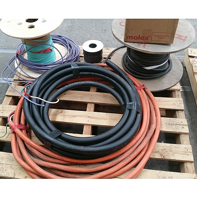 Partial Rolls of Cat6/6A UTP Data Cable, Flat Modular Cable, 600-1000 Volt, Submersible 0.6-1kV Cable, Conduit