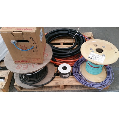 Partial Rolls of Cat6/6A UTP Data Cable, Flat Modular Cable, 600-1000 Volt, Submersible 0.6-1kV Cable, Conduit