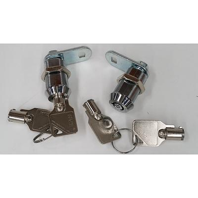 Make Locks 25mm Radial Pin Cam Locks - Lot of 200 - Brand New