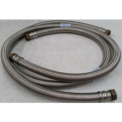 Aquaknect 26mm x 1500mm Braided Water Hoses - Lot of  25