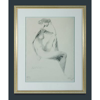 BILLICH Charles (b.1934) 'Pensive Nude' 1981