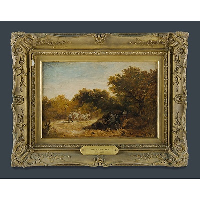 COX David (British 1783-1859) 'A Woodland Ambush'