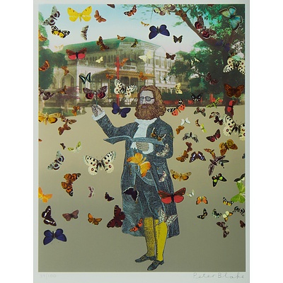 BLAKE Peter (British b.1932) 'The Far East Suite 2013: Dancing Over Shanghai; The Convention of Comic Book Characters Comes to Hong Kong; The Butterfly Man at Raffles Hotel' (3) S/Print Editions 39/100