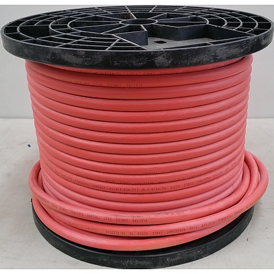 90 Meter Roll of Copper Electra Cables FRF1500 Single Core Fire Rated Flexible Cable - Brand New