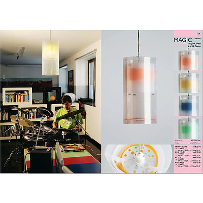 SLAMP Magic Suspension Lamp Medium Orange - RRP $295 - Brand New