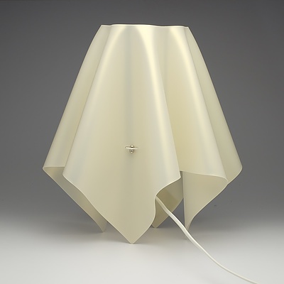 SLAMP Foulard Medium Gold Table Lamp - Lot of Two - RRP $460.00 - Brand New