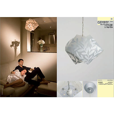 SLAMP Gemmy Pendant / Suspension Lamp Dafne - RRP $330 - Brand New