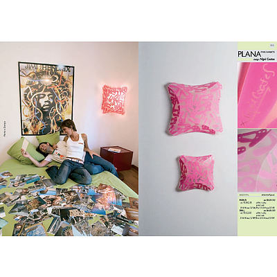 SLAMP Plana Conigli Pink Rabbits Small Wall Lights Pink - RRP $270.00 - Brand New