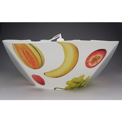 SLAMP Kitchen Art Suspension Applique Ceiling Lights in Fruits- Lot of Two- RRP $510.00 - Brand New