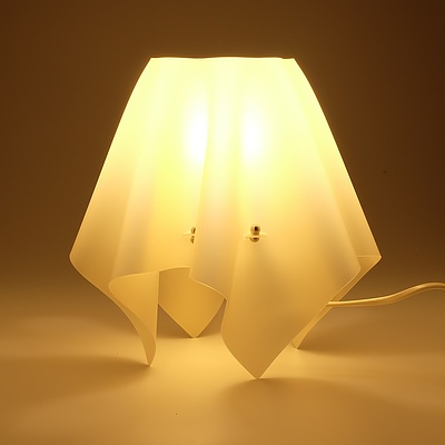 SLAMP Foulard Small Gold Bedside/Table Lamp - Lot of Two - RRP $290.00 - Brand New