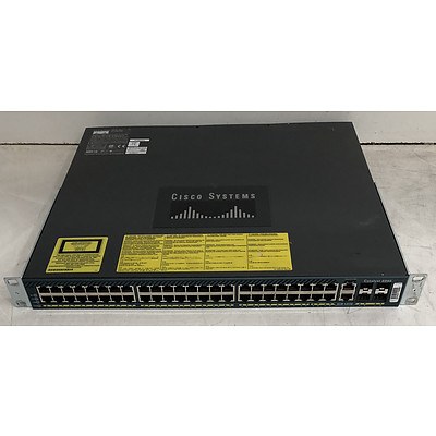 Cisco Catalyst (WS-C4948-S V03) 4948 48-Port Gigabit Managed Switch