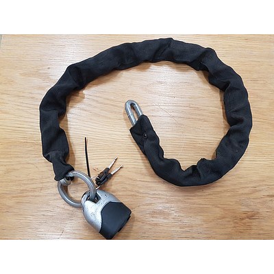 Torque Motorcycle Lock with 120cm Chain