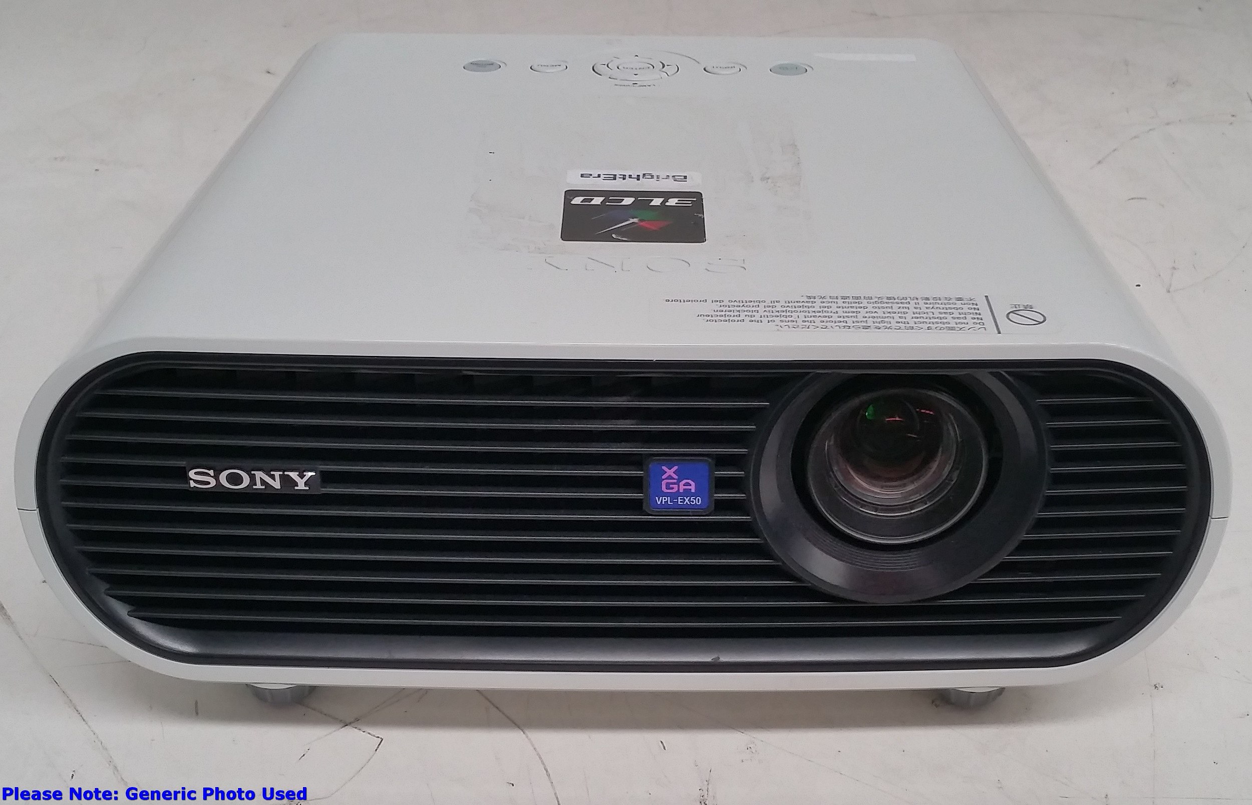 Sony (VPLEX50) XGA 3LCD Projector Lot 1091788 ALLBIDS
