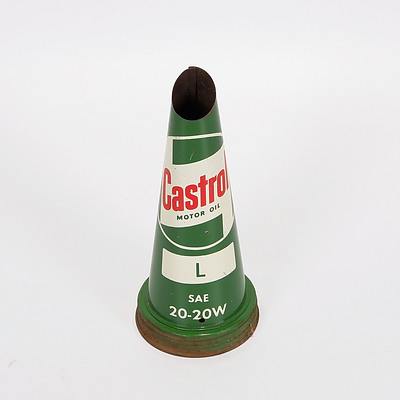 Original Z Logo Castrol Tin Oil Jar Bottletop L SAE 20-20W