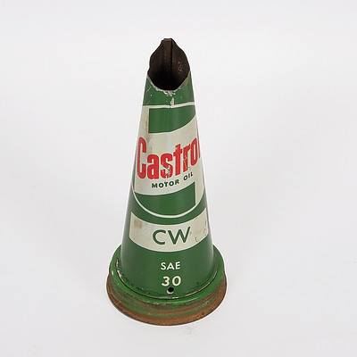 Original Z Logo Castrol Tin Oil Jar Bottletop CW SAE 30
