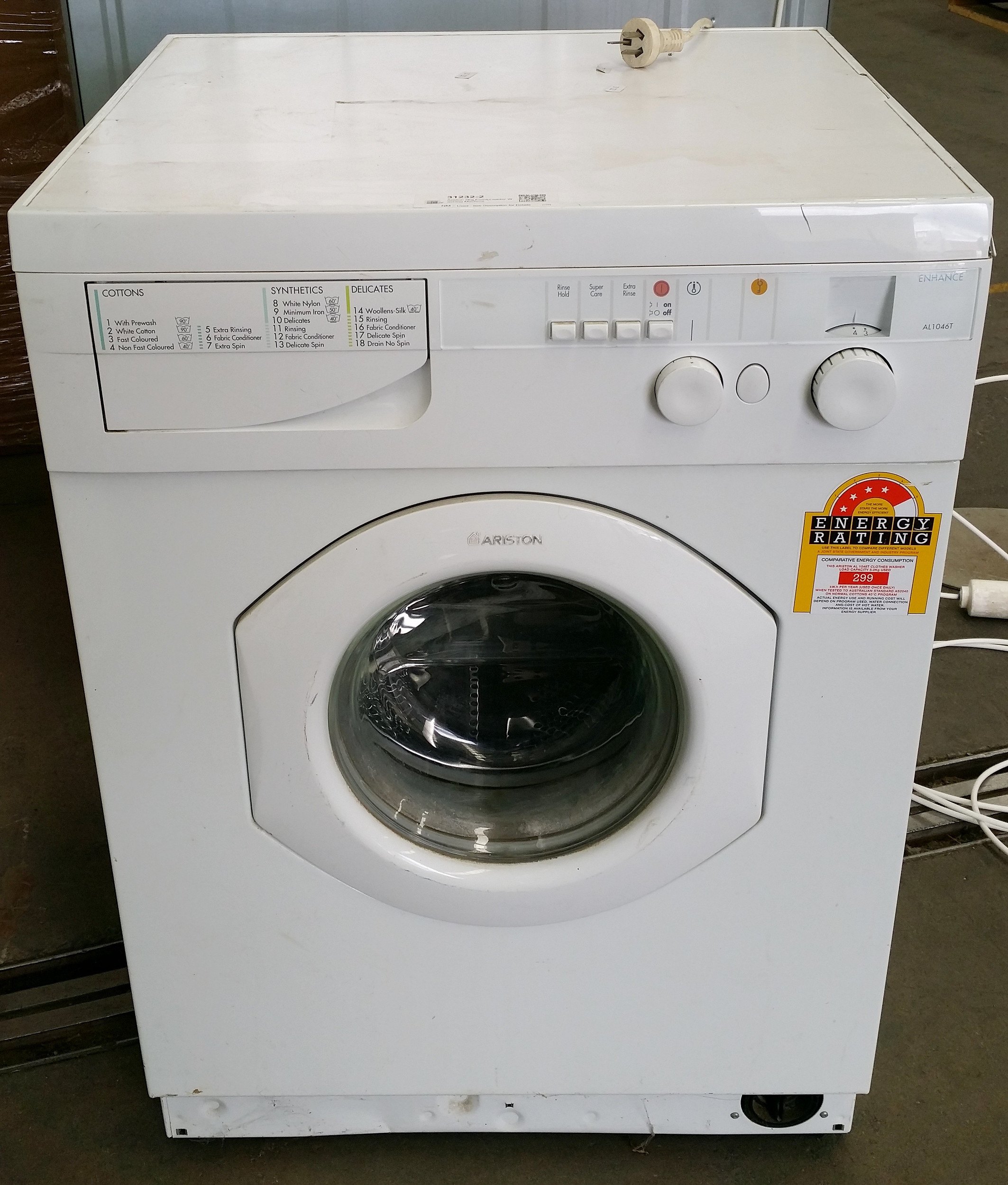 Ariston 5kg FrontLoader Washing Lot 1099805 ALLBIDS