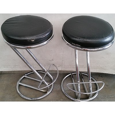 Contemporary Stools - Lot of Two