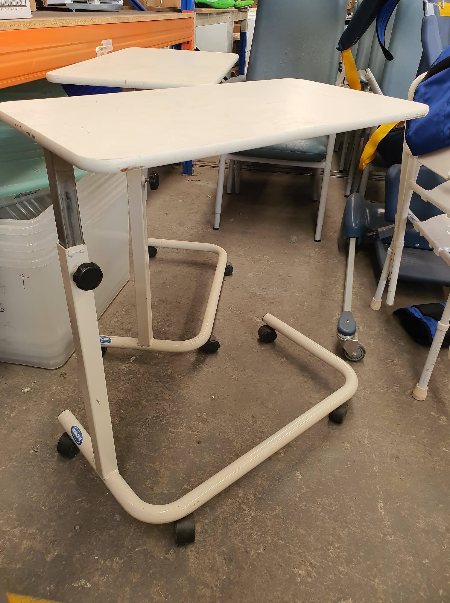 Invacare Adjustable Overbed Tables Lot 1096548 ALLBIDS