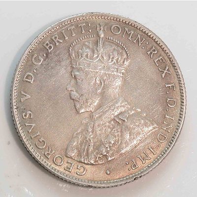 Australia: Sterling Silver Florin 1911 Rare!