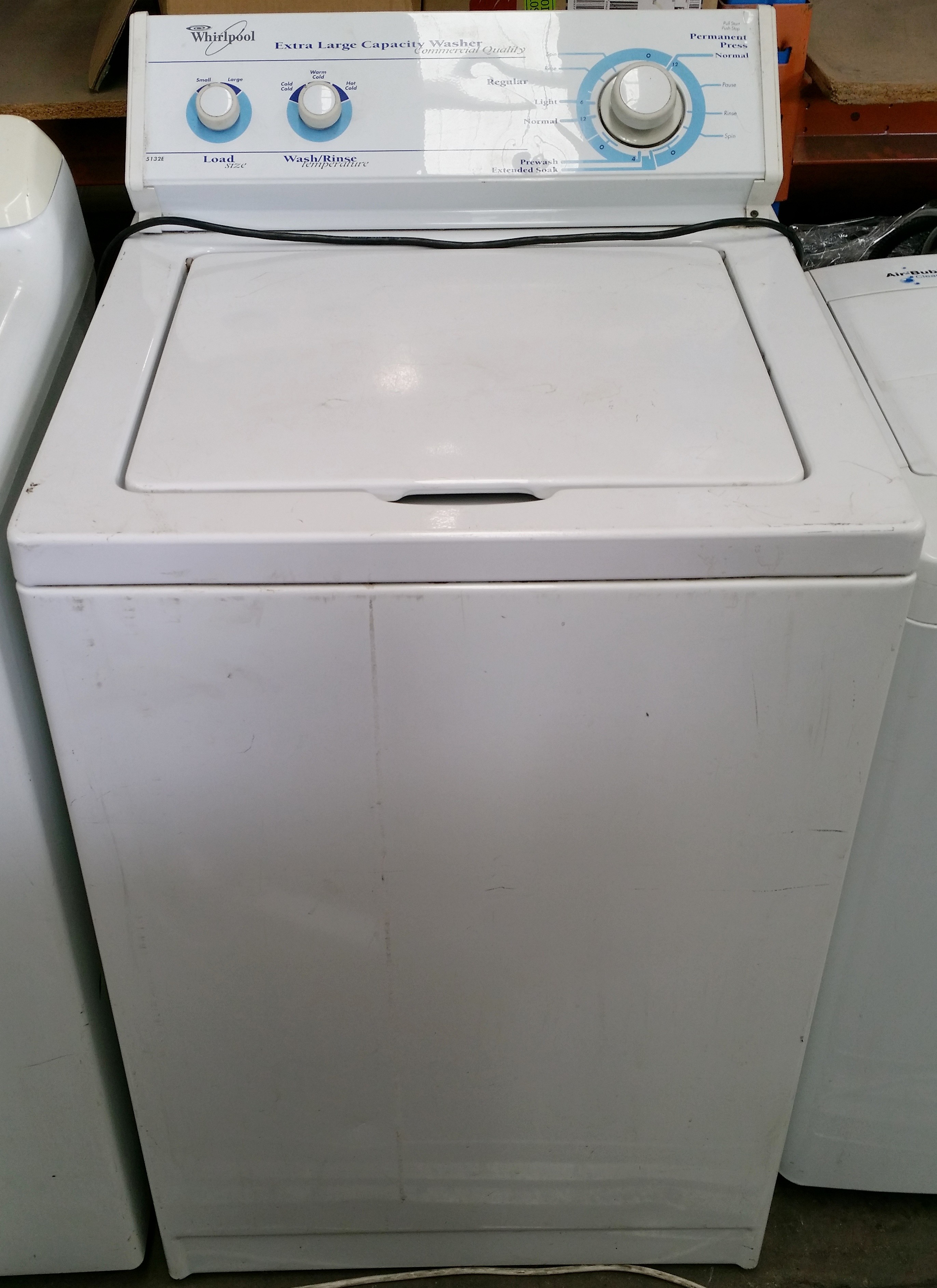 large whirlpool washing machine