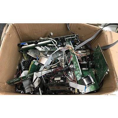 Large Lot Of Assorted Electrical and Computer Components