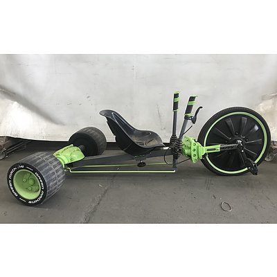 Pair of Green Machine Huffy Slider Trikes