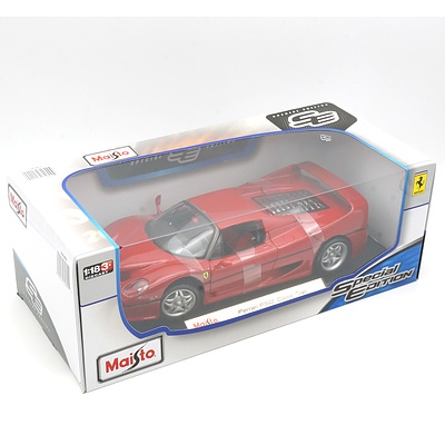 Brand New Maisto Special Edition 1:18 Diecast Ferrari F50 (Close Top)