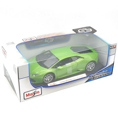 Brand New Maisto Special Edition 1:18 Diecast Lamborghini Huracan LP 610-4