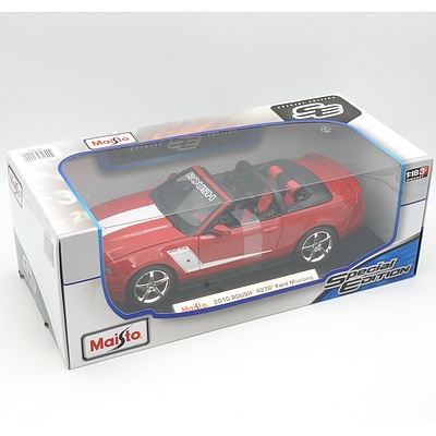Brand New Maisto Special Edition 1:18 Diecast 2010 Roush 427R Ford Mustang