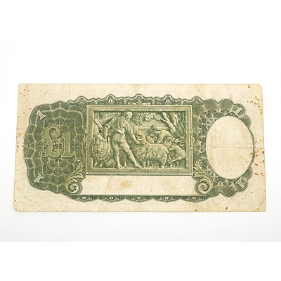 Commonwealth of Australia Armitage/ Fairlane One Pound Note