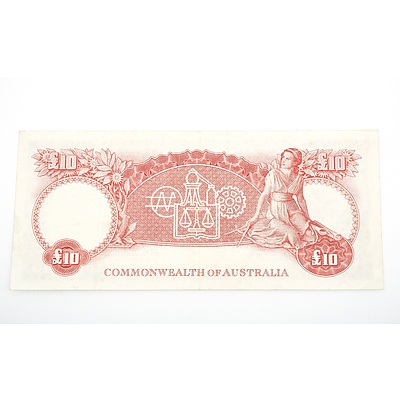 Commonwealth of Australia Coombs/ Wilson Ten Pound Note