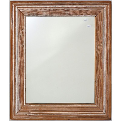 Limed Washed Timber Mirror