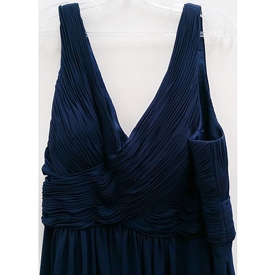 Ladore Dark Navy Blue Size 24 Formal Dress