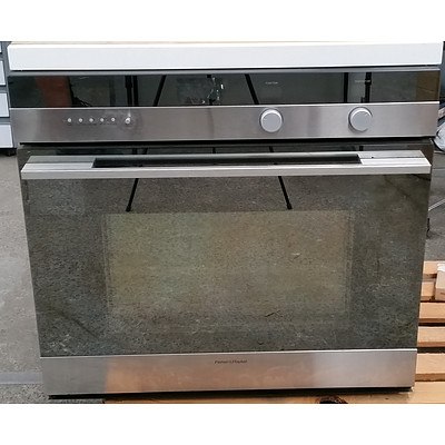 Fisher and Paykel 76cm Paris Single Electric Wall Oven - Ex Display - RRP $2900.00